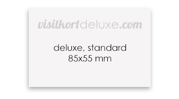 Visitkortsmall Deluxe och Standard