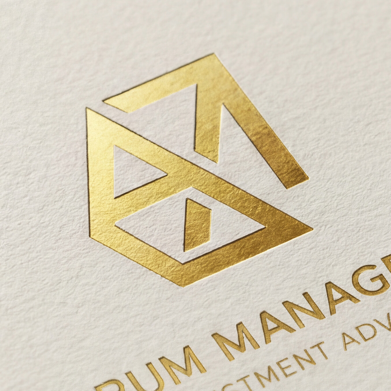 visitkort med guldfoliering